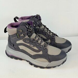 M9.5, W11-VANS Crestline Gore-Tex MTE Waterproof Dark Gray Purple Boots